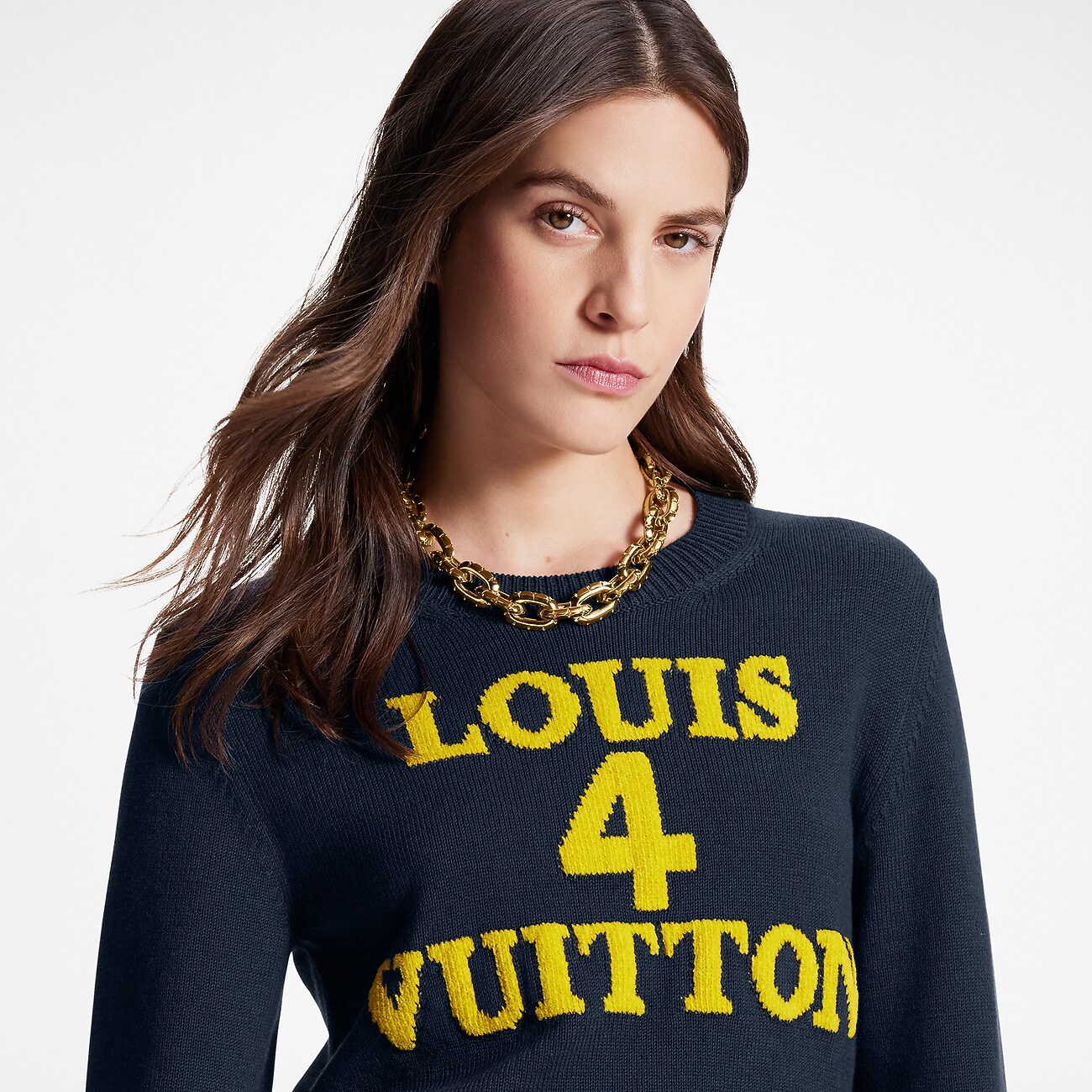 Louis 4 Vuitton Knitted Pullover Women ReadytoWear LOUIS VUITTON